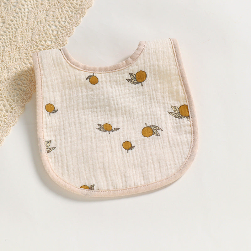 Cotton Gauze U-Shaped Bib for Babies