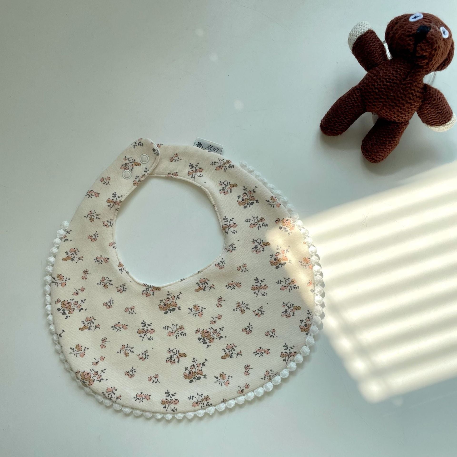 New Knit Cotton Bib for Infants 0-2 Years