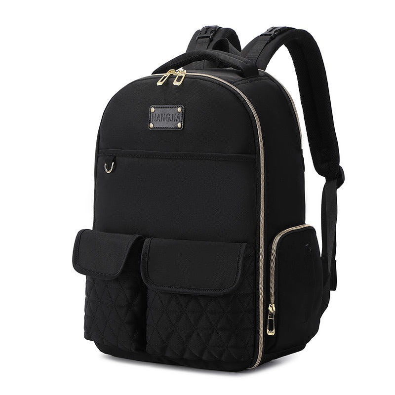 Large Capacity Multi-Pocket Mummy Diaper Bag Backpack
