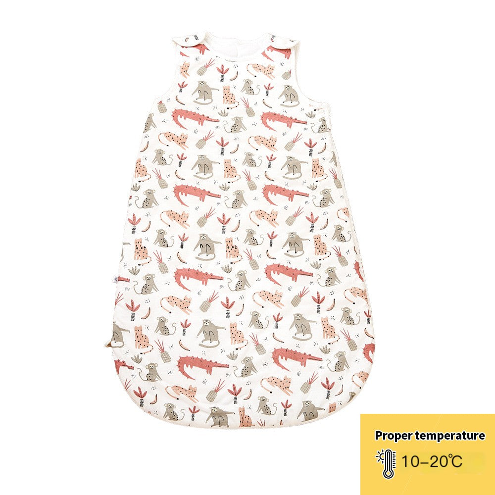 Bamboo Cotton Sleeveless Baby Sleeping Bag for Warmth
