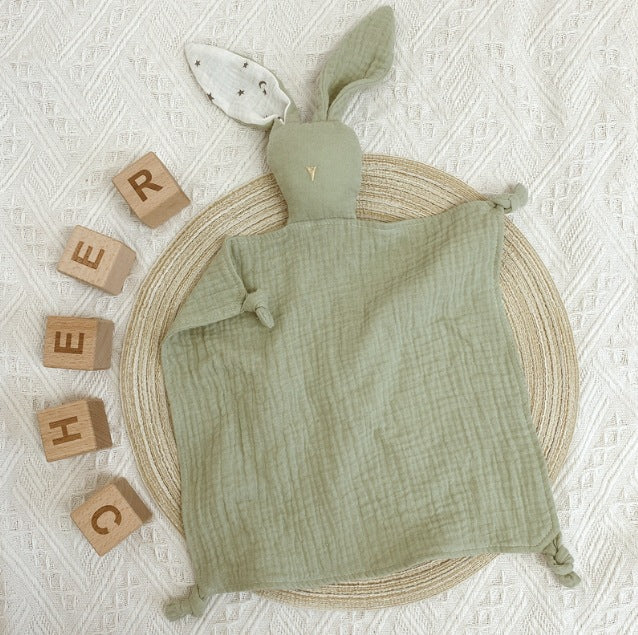 Etsy Embroidered Chiffon Bunny Comforter Blanket
