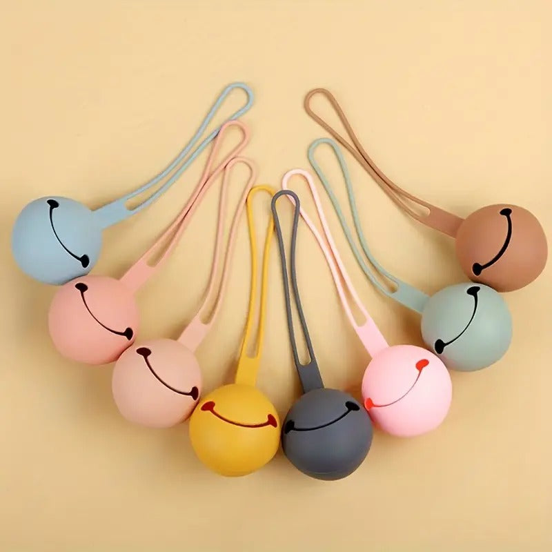 Portable Silicone Pacifier Storage Box with Lanyard