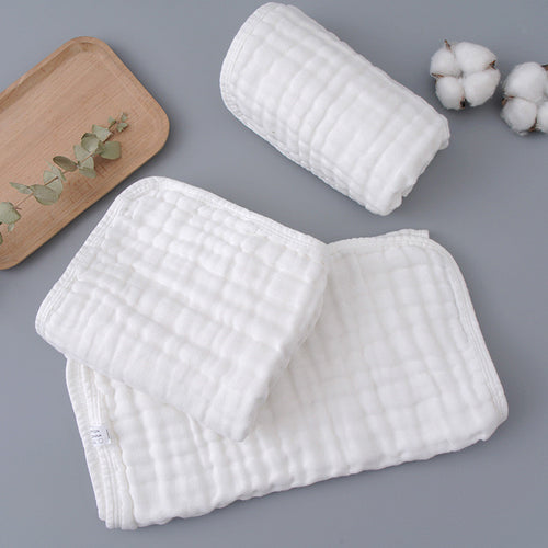 1PC Baby Mouth Water Towel - 6 Layer Soft Gauze 35x75 cm