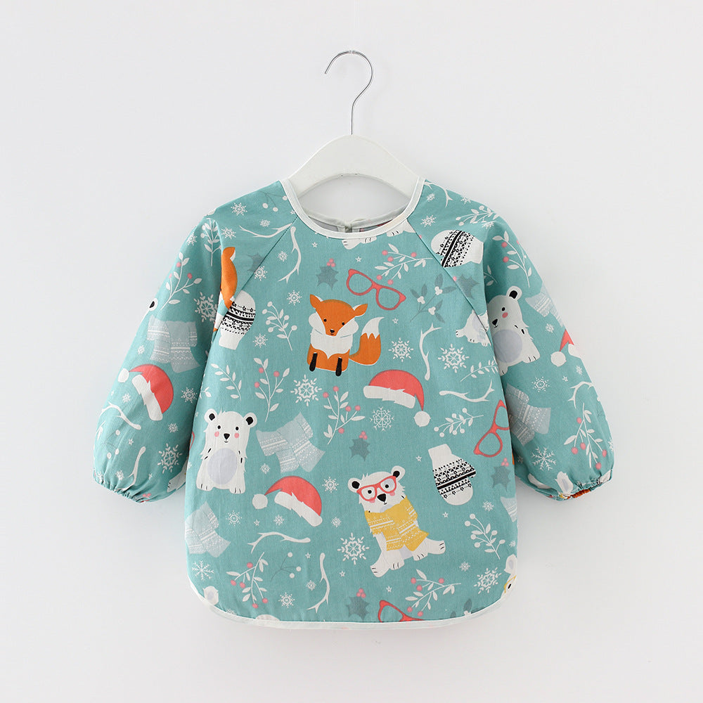 Children's Cotton Bib Apron for Spring/Summer Use