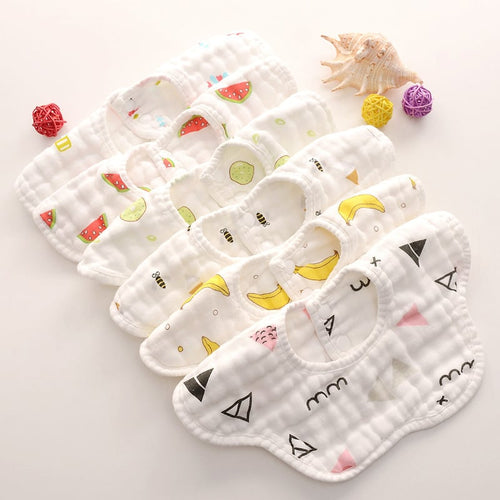 Baby Bibs with Infant Rice Pockets and Saliva Towels
