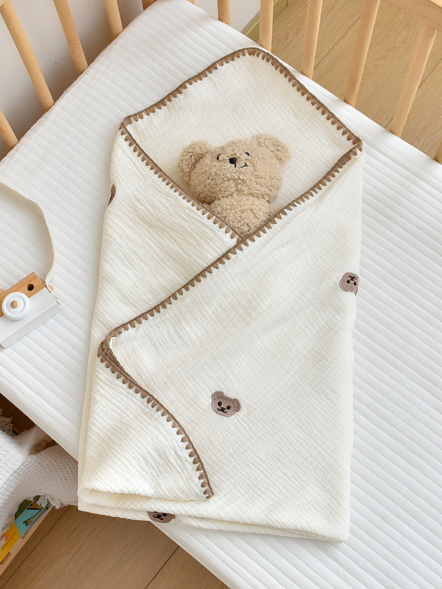 Newborn Cartoon Bubble Wrap Baby Cotton Blanket