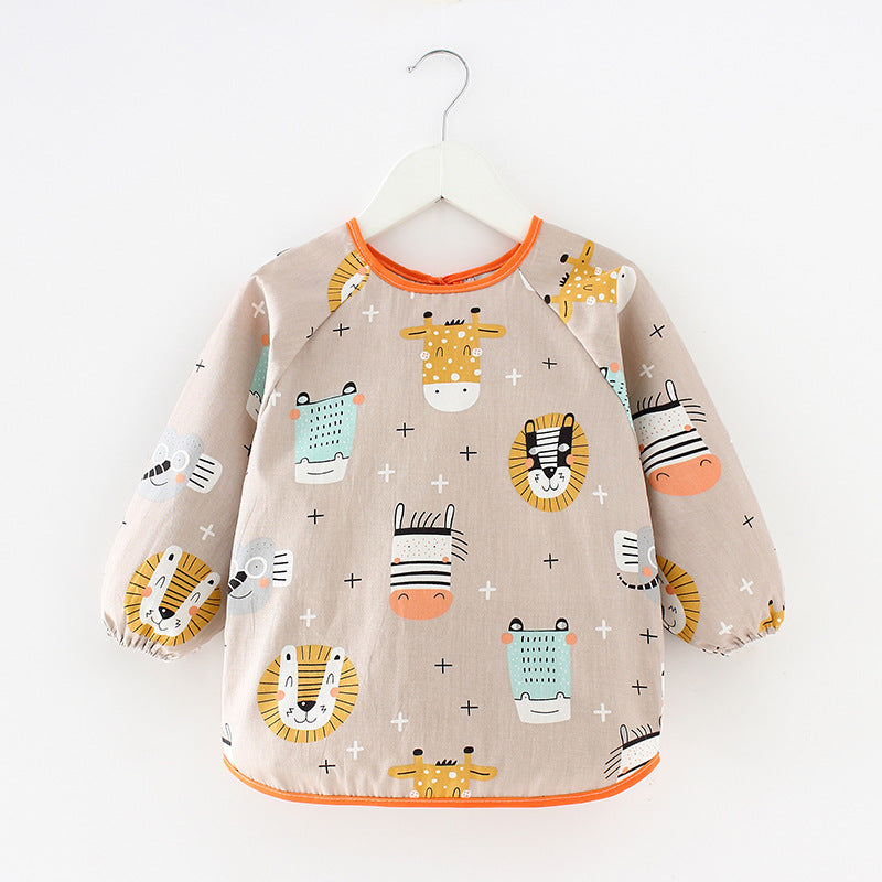 Children's Cotton Bib Apron for Spring/Summer Use