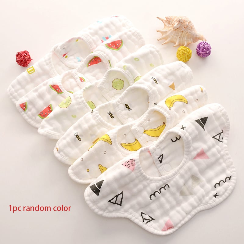 Baby Bibs with Infant Rice Pockets and Saliva Towels