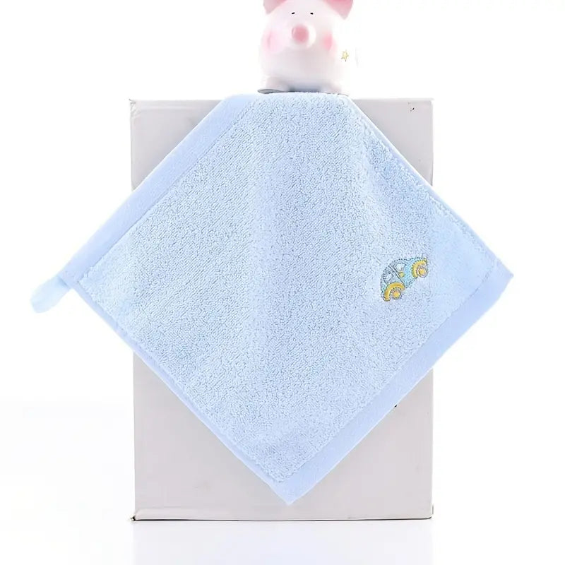 Cute Cotton Cartoon Hand Towel - Square Washcloth