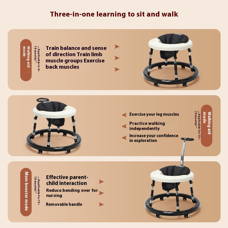 Adjustable Anti-O-Leg Baby Walker