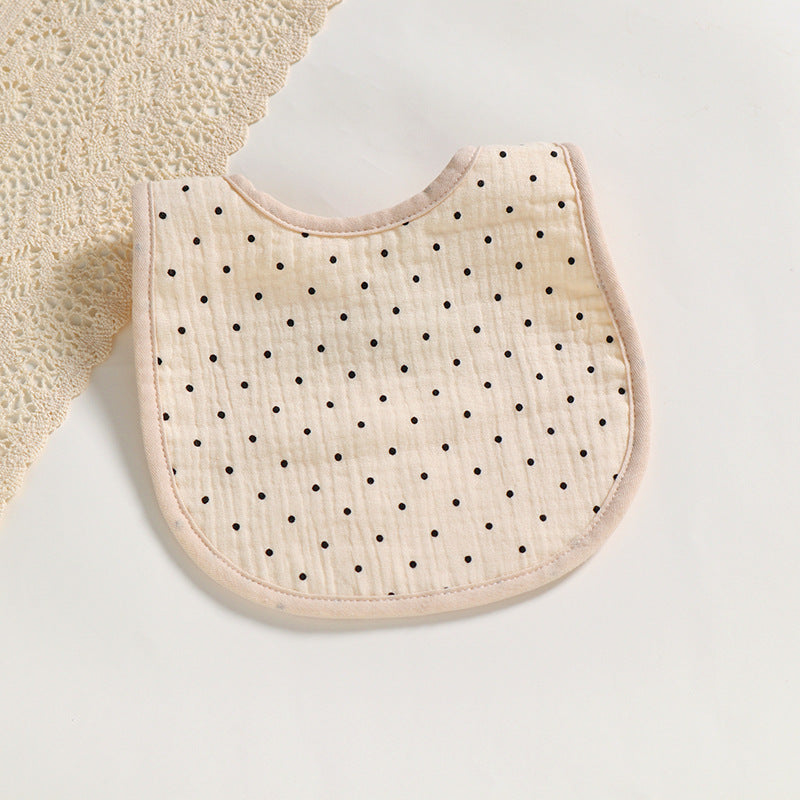 Cotton Gauze U-Shaped Bib for Babies