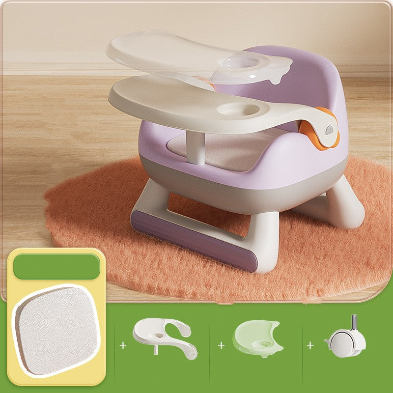 Baby Backrest Plastic Dining Chair for Household Use