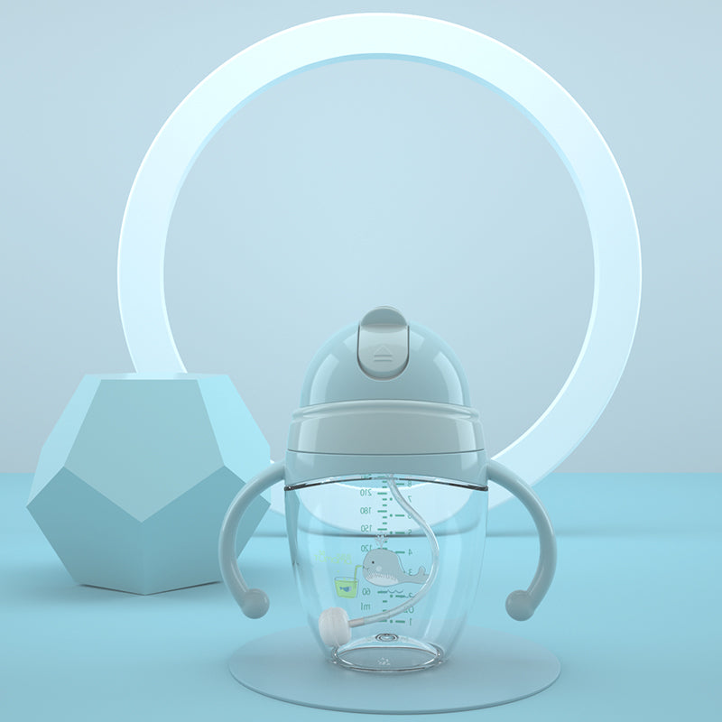 Children's Dual-Use Duckbill Straws Learning Cups