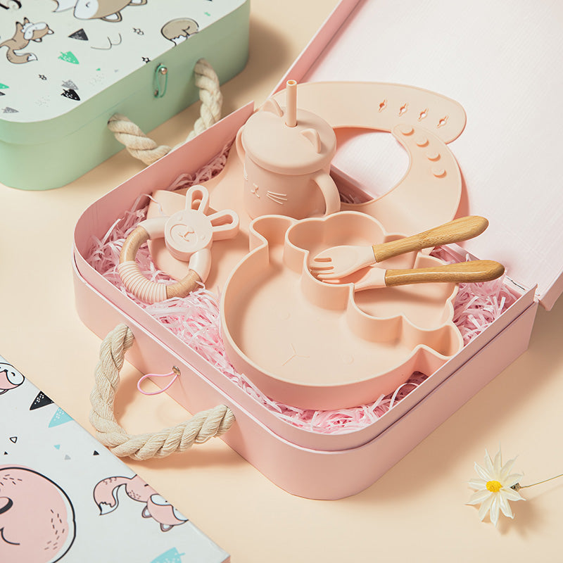 Baby Silicone Bowl Newborn Feeding Set