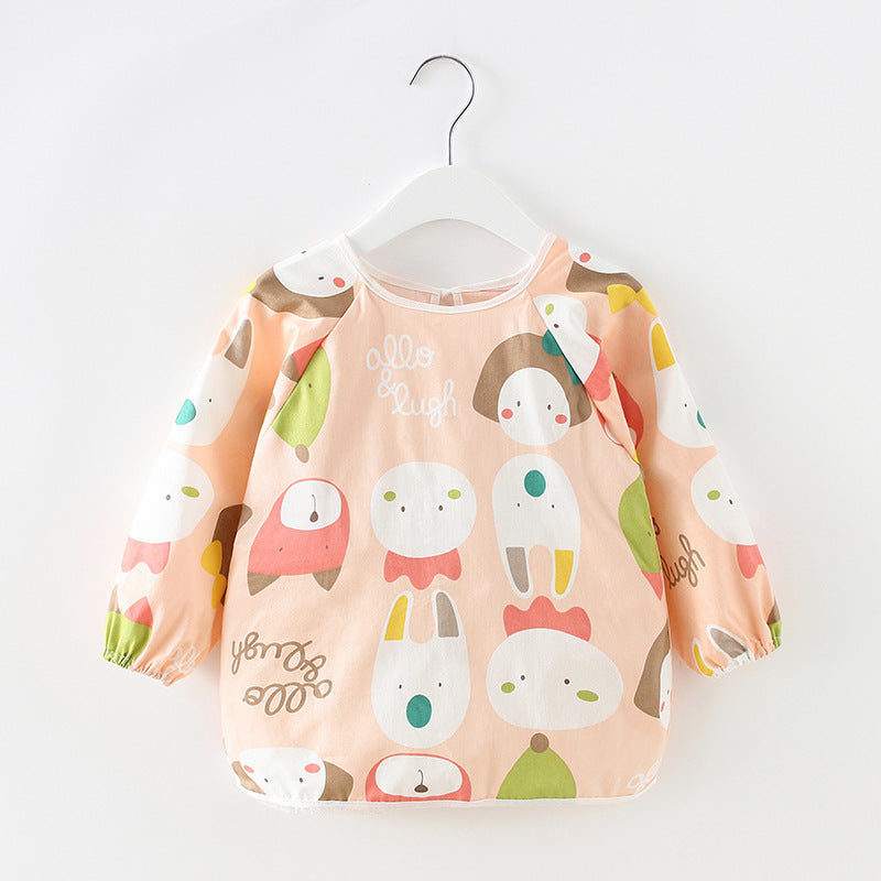 Children's Cotton Bib Apron for Spring/Summer Use