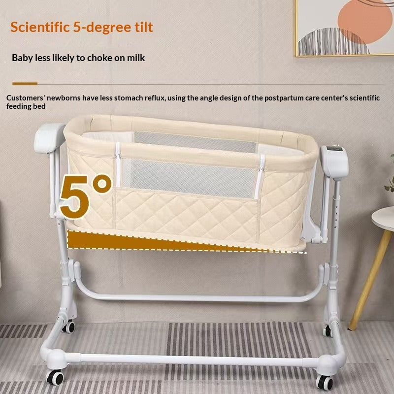 Electric Baby Rocker Bassinet, Foldable with Remote