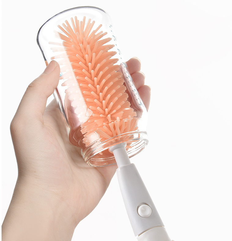 360° Rotating Brush for Cleaning Baby Nipples