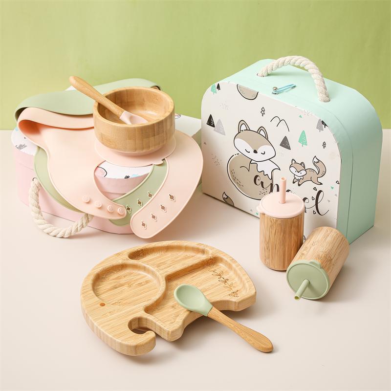 Baby Silicone Bowl Newborn Feeding Set