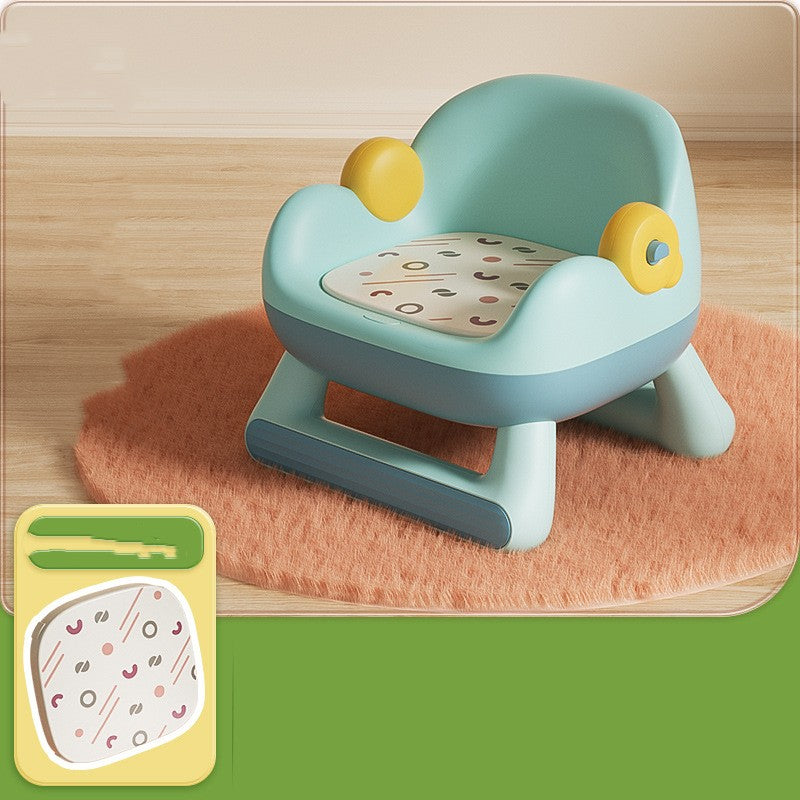 Baby Backrest Plastic Dining Chair for Household Use