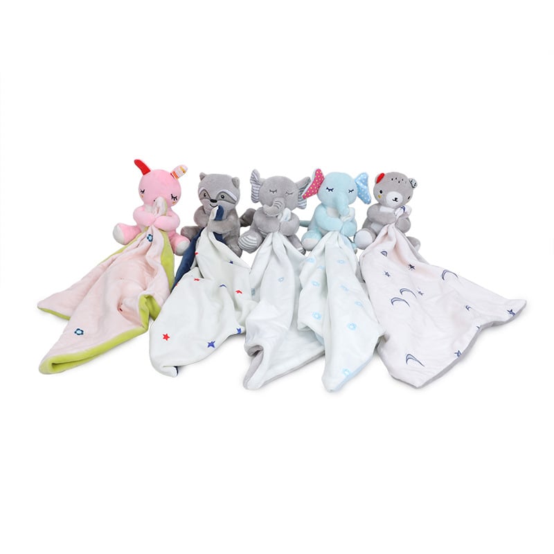 Baby Saliva Towel with Comfort Sleep Doll