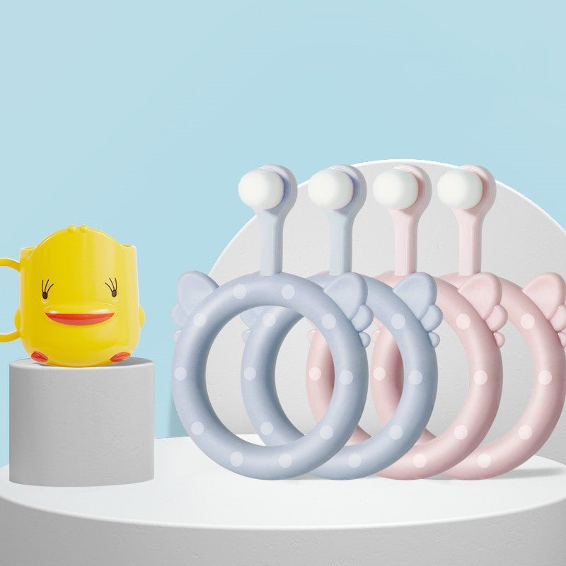 Soft Silicone Baby Toothbrush Set for Infants