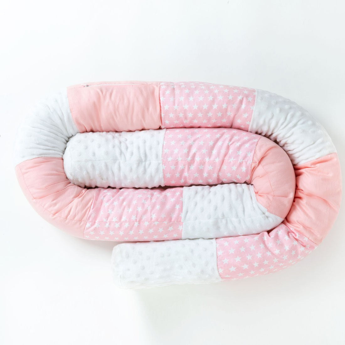 Cotton Round Crib Bumper Pad