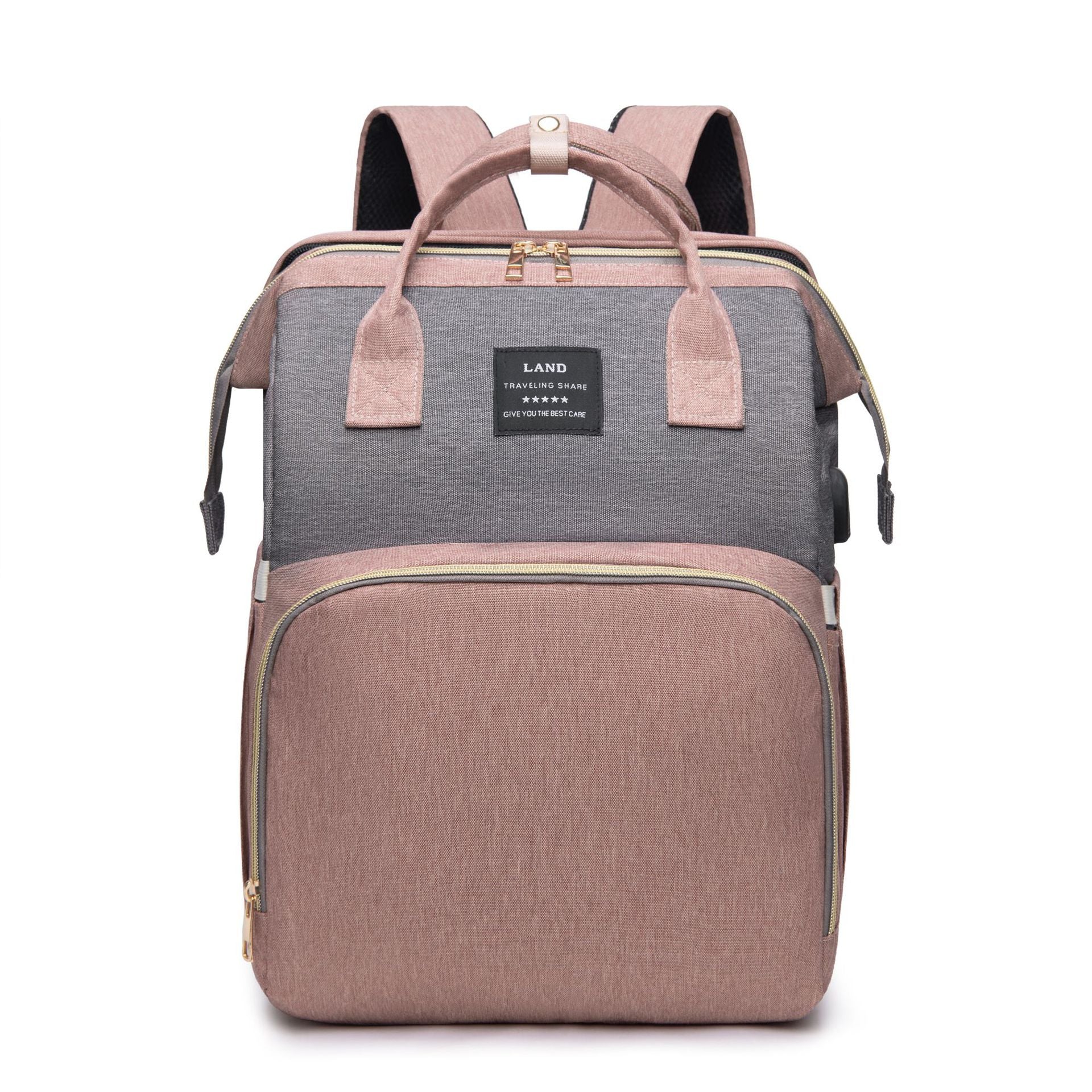 Large Capacity Insulated Mummy Baby Crib Backpack