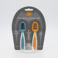 Baby Self-Eating Soft Plastic Training Spoon Set (2 Pcs)