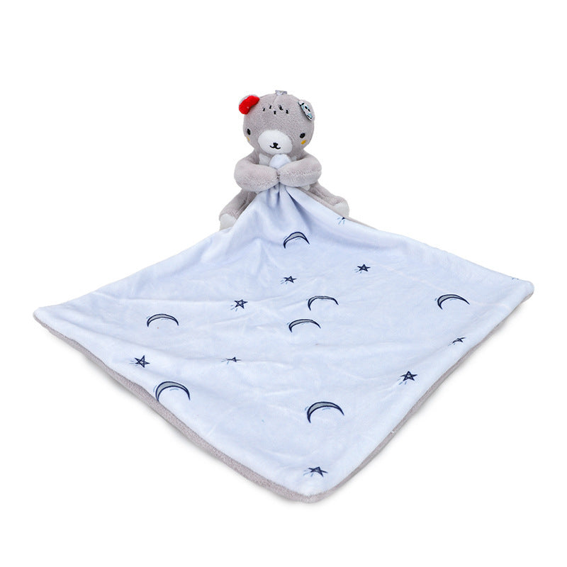 Baby Saliva Towel with Comfort Sleep Doll
