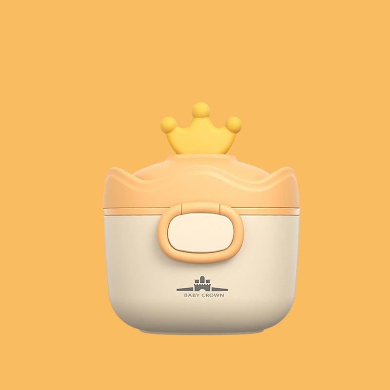 Portable Large Capacity Crown Milk Powder Container