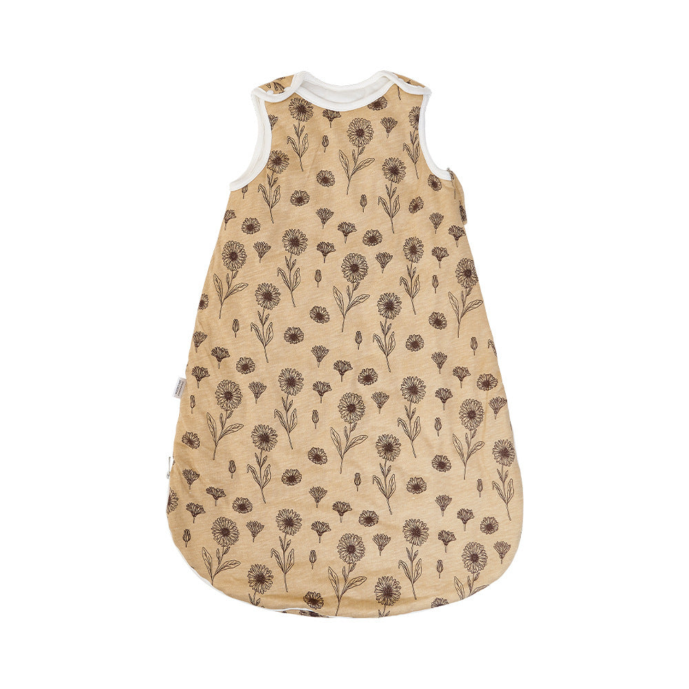 Bamboo Cotton Sleeveless Baby Sleeping Bag for Warmth