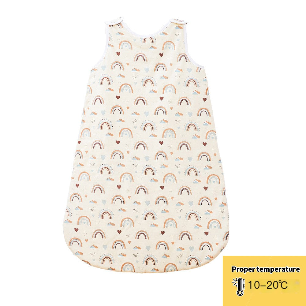 Bamboo Cotton Sleeveless Baby Sleeping Bag for Warmth