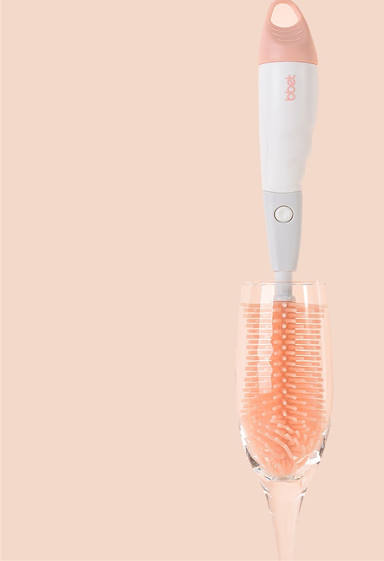 360° Rotating Brush for Cleaning Baby Nipples