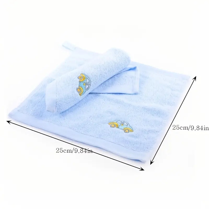 Cute Cotton Cartoon Hand Towel - Square Washcloth
