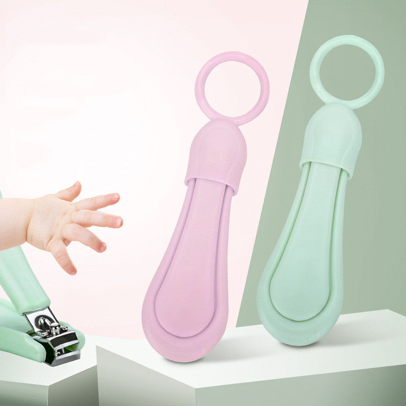 Infant Nail Clippers with Anti-Splash Design for Babies