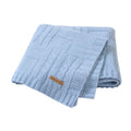 Solid Color Knitted Baby Blanket for Men and Women