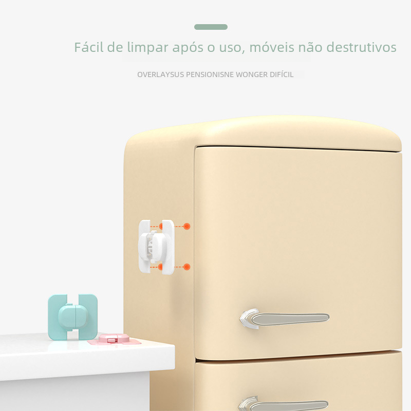 Child Safety Locks for Cabinets and Refrigerators