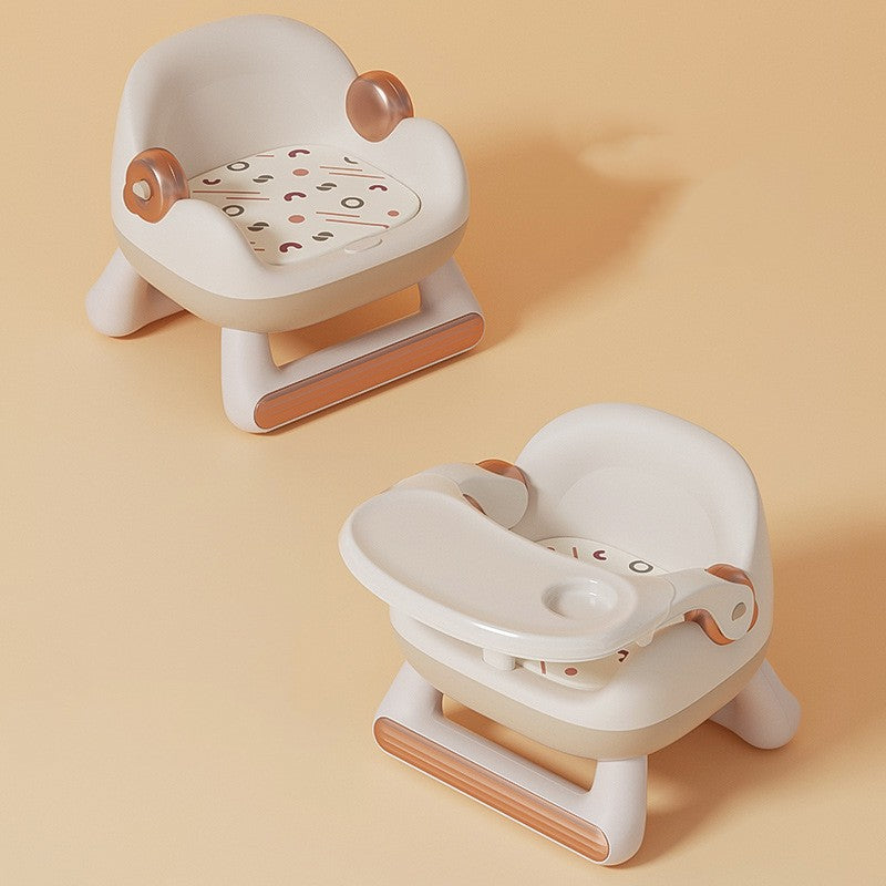 Baby Backrest Plastic Dining Chair for Household Use
