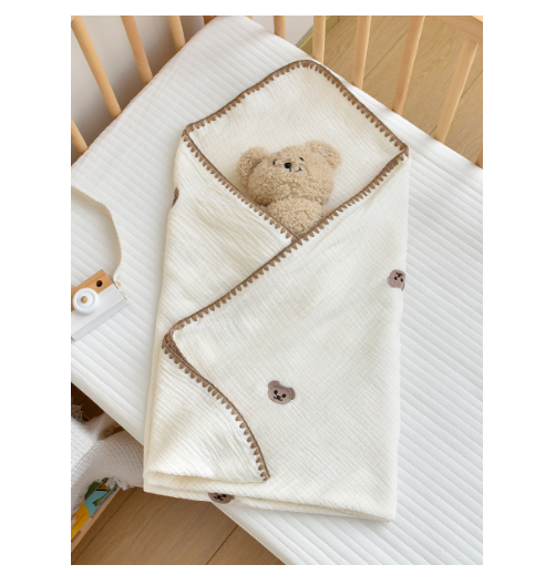 Newborn Cartoon Bubble Wrap Baby Cotton Blanket
