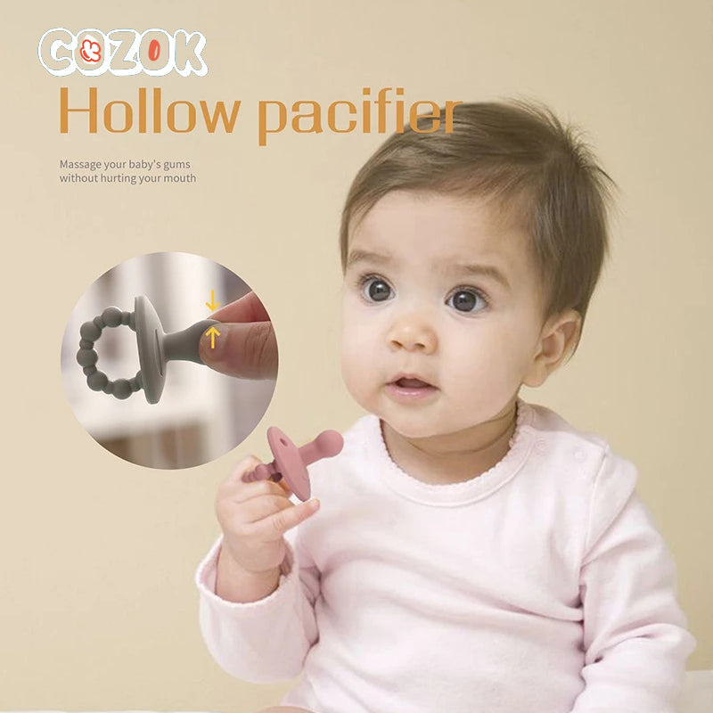 Anti-Colic Silicone Smiley Face Pacifier