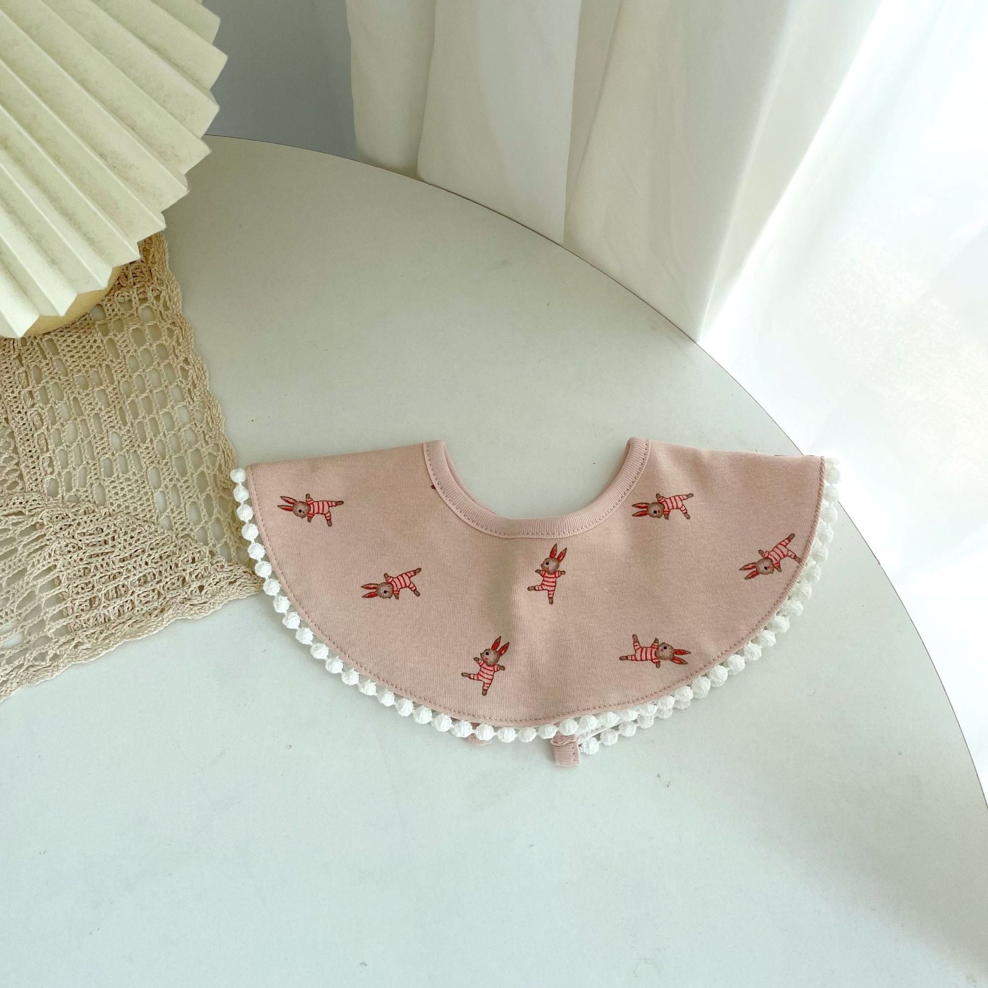 New Knit Cotton Bib for Infants 0-2 Years