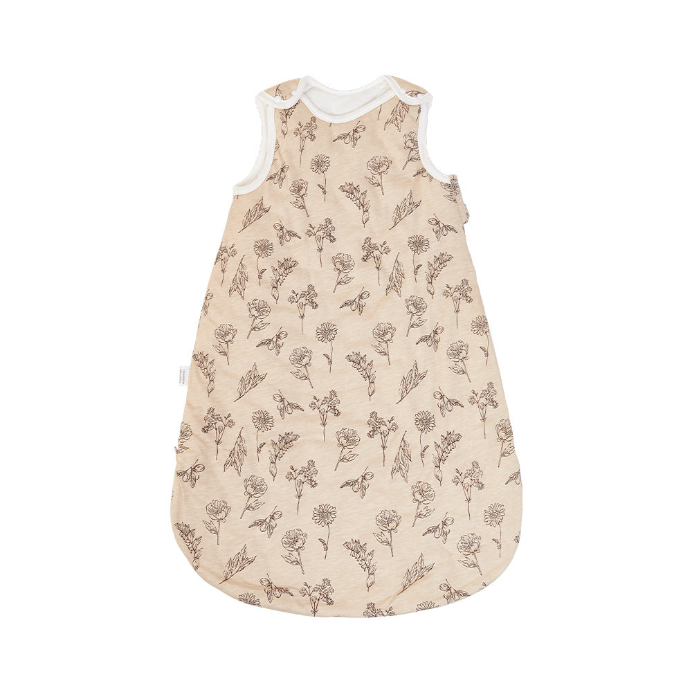 Bamboo Cotton Sleeveless Baby Sleeping Bag for Warmth