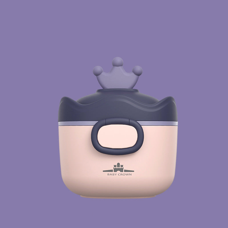 Portable Large Capacity Crown Milk Powder Container