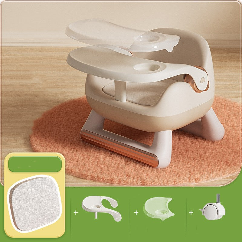 Baby Backrest Plastic Dining Chair for Household Use