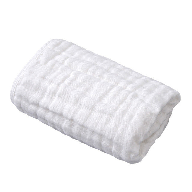 1PC Baby Mouth Water Towel - 6 Layer Soft Gauze 35x75 cm