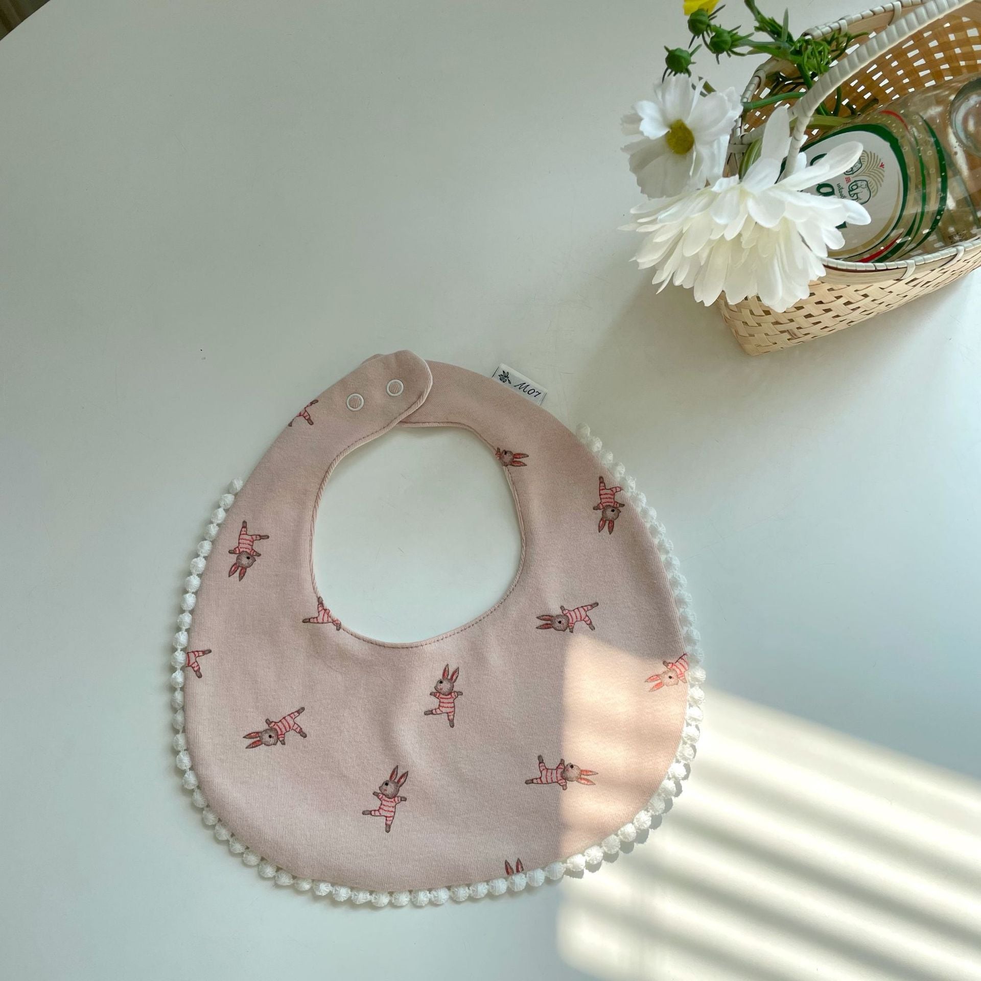 New Knit Cotton Bib for Infants 0-2 Years