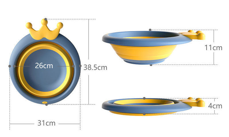 Foldable Baby Washbasin for Washing Butt