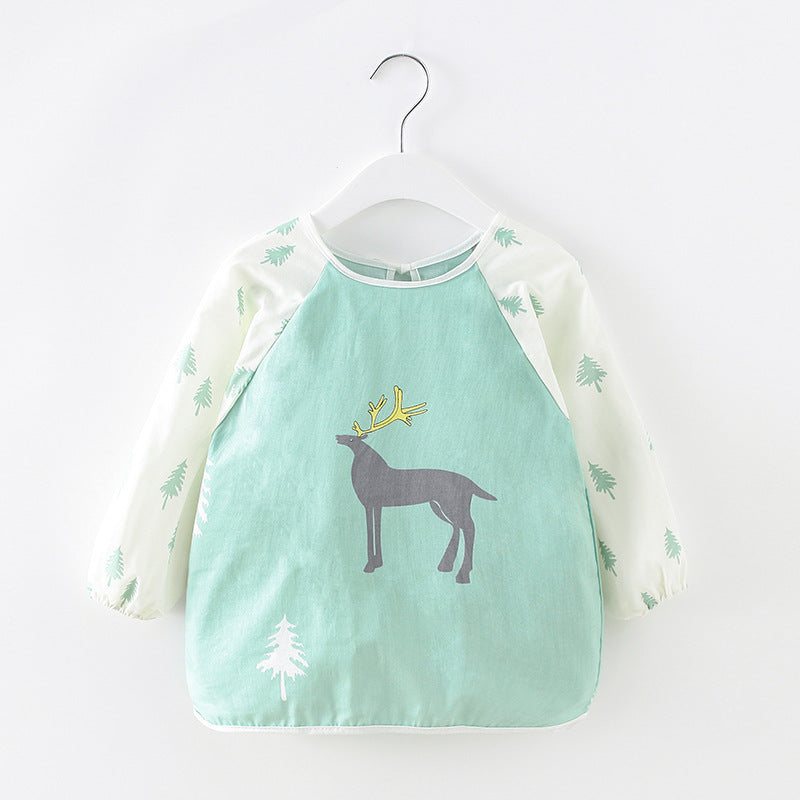 Children's Cotton Bib Apron for Spring/Summer Use