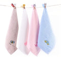 Cute Cotton Cartoon Hand Towel - Square Washcloth