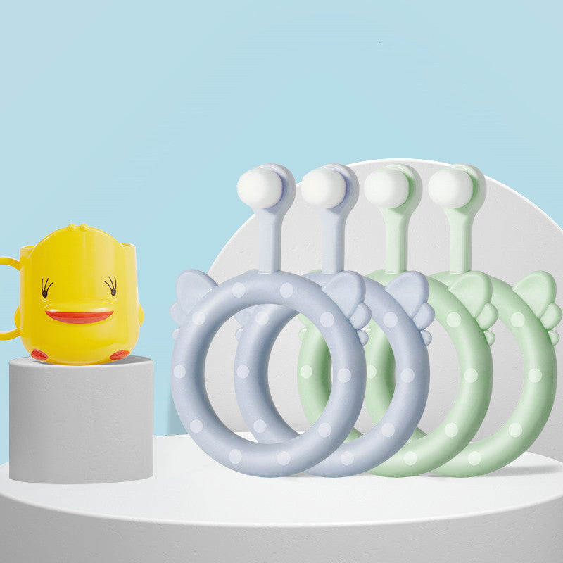 Soft Silicone Baby Toothbrush Set for Infants